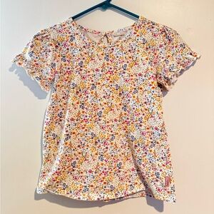 BCBGirls Floral Short Sleeve Top